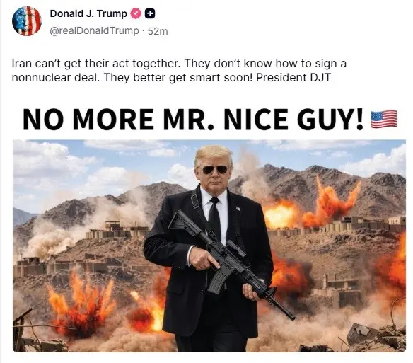 ABD Başkanı Donald Trump, İran’ın “bir türlü işleri yoluna koyamadığını”