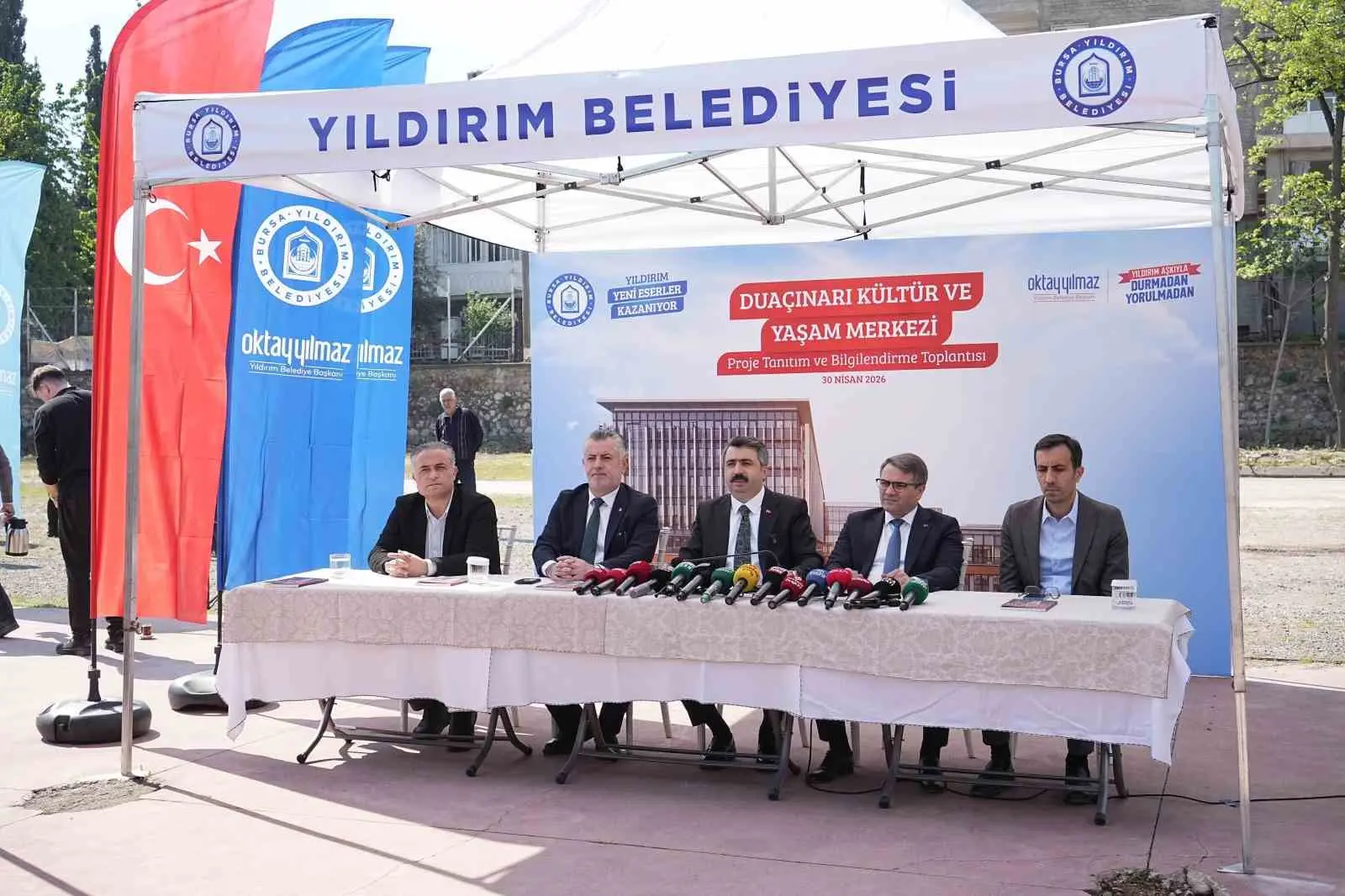 Bursa’nın Yıldırım ilçesinde 8.3 dönümlük arazide yapılması planlanan Duaçınarı Kültür