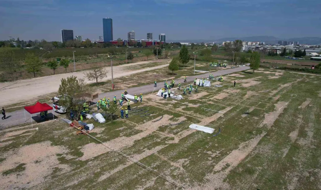 Yıldırım Belediyesi, afet yönetimi alanında Türkiye’ye örnek olacak bir başarıya