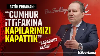 Yeniden Refah Partisi Genel Başkanı Fatih Erbakan, Cumhur İttifakı’na yeniden