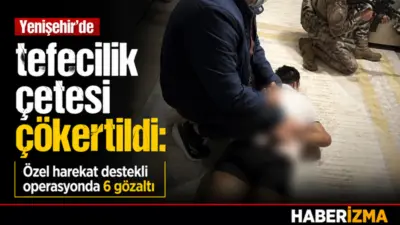 Bursa’nın Yenişehir ilçesinde tefecilik ve yağma suçlarına yönelik düzenlenen nefes