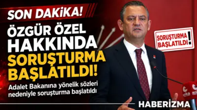 CHP Genel Başkanı Özgür Özel’in Adalet Bakanı Akın Gürlek’e yönelik