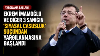 İstanbul Büyükşehir Belediye Başkanlığı görevinden uzaklaştırılarak tutuklanan Ekrem İmamoğlu ve