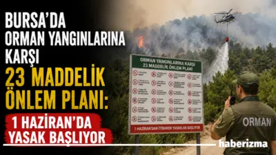 Bursa Valiliği başkanlığında toplanan Orman Yangınlarını Önleme ve Mücadele Komisyonu,