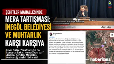 İnegöl Belediye Meclisi’nde Şehitler Mahallesi’ndeki mera vasıflı parsellerin imara açılması