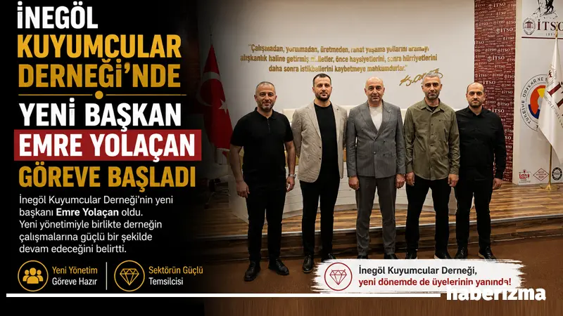 İnegöl Kuyumcular Derneği’nin olağan kongresinde tek listeyle seçime giren Emre