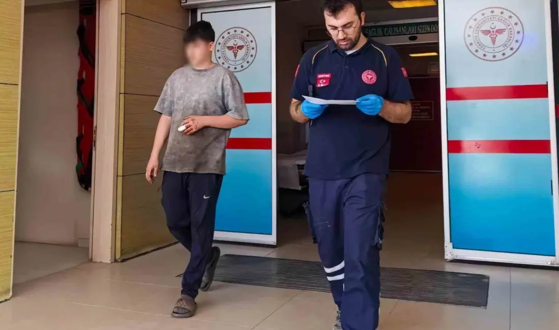 Bursa’nın İnegöl ilçesinde faaliyet gösteren bir metal doğrama işletmesinde meydana