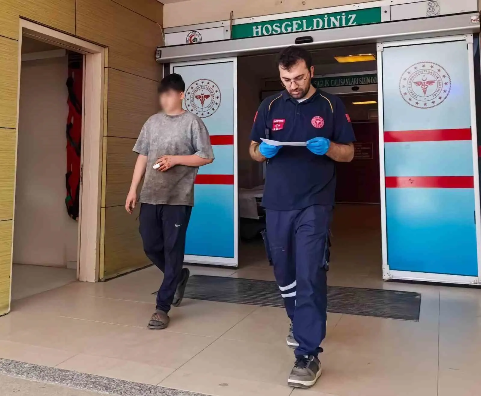 Bursa’nın İnegöl ilçesinde faaliyet gösteren bir metal doğrama işletmesinde meydana
