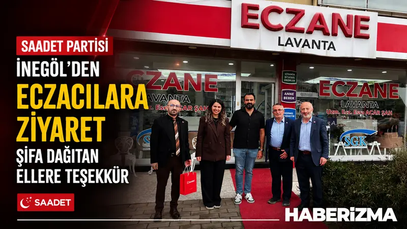 Saadet Partisi İnegöl İlçe Teşkilatı, 14 Mayıs Eczacılık Günü kapsamında