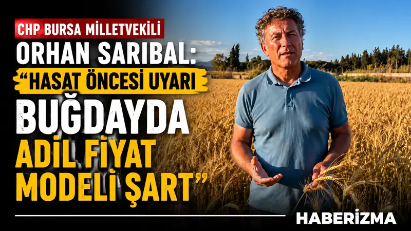 CHP Bursa Milletvekili Orhan Sarıbal, buğday hasadı öncesinde yaptığı açıklamada