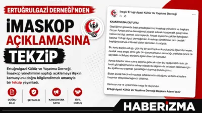 İnegöl Ertuğrulgazi Kültür ve Yaşatma Derneği, geçtiğimiz günlerde basına yansıyan
