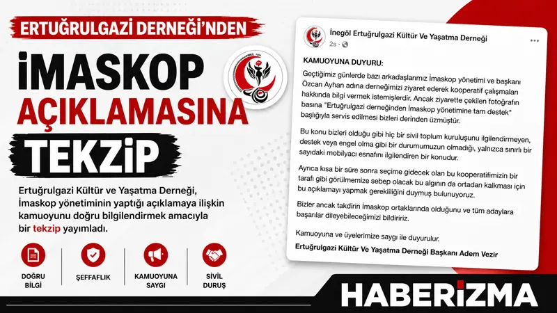 İnegöl Ertuğrulgazi Kültür ve Yaşatma Derneği, geçtiğimiz günlerde basına yansıyan