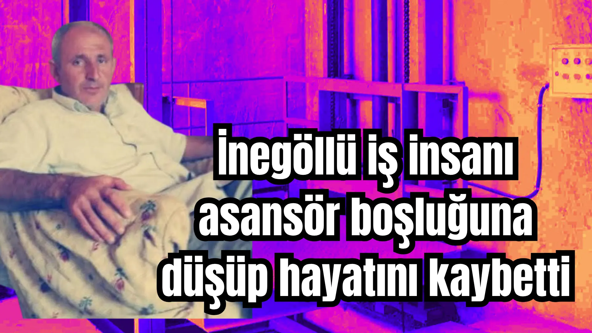Bursa’nın İnegöl ilçesinde faaliyet gösteren bir demir doğrama iş yerinde