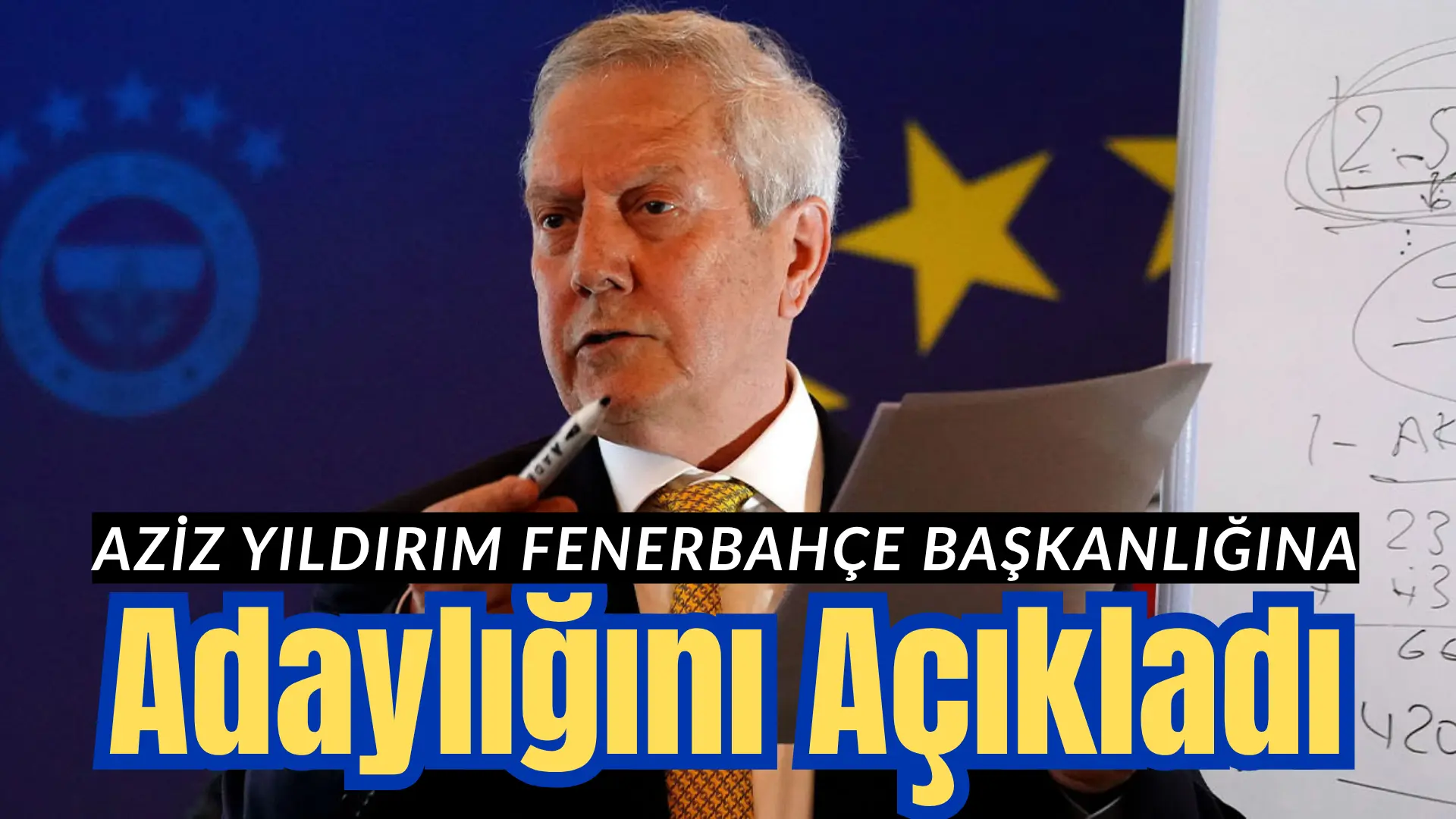 Eski Fenerbahçe Başkanı Aziz Yıldırım, 6-7 Haziran tarihlerinde gerçekleştirilecek Fenerbahçe