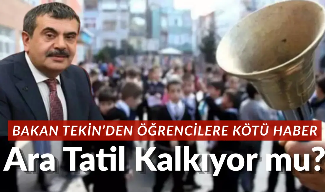 Okullarda güvenlik tedbirlerine dair yeni düzenlemelerin yolda olduğunu belirten Tekin,