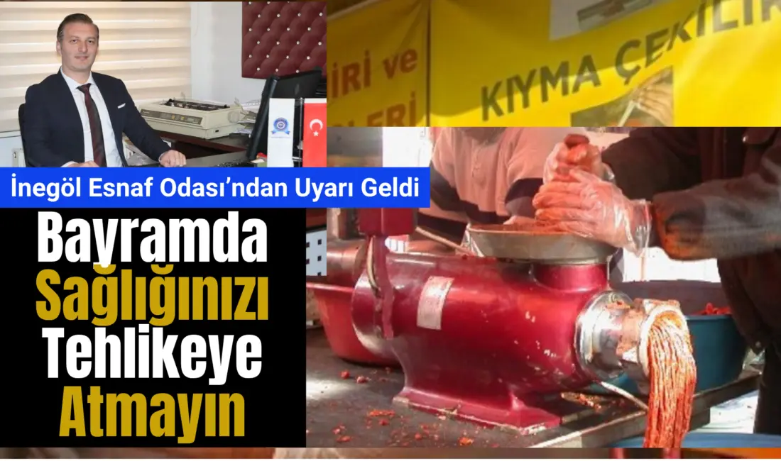 İnegöl’de yaklaşan Kurban Bayramı öncesi, İnegöl Köfteci, Aşçı, Tatlıcı ve