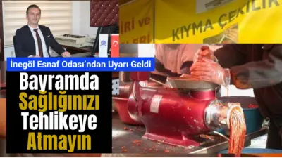 İnegöl’de yaklaşan Kurban Bayramı öncesi, İnegöl Köfteci, Aşçı, Tatlıcı ve