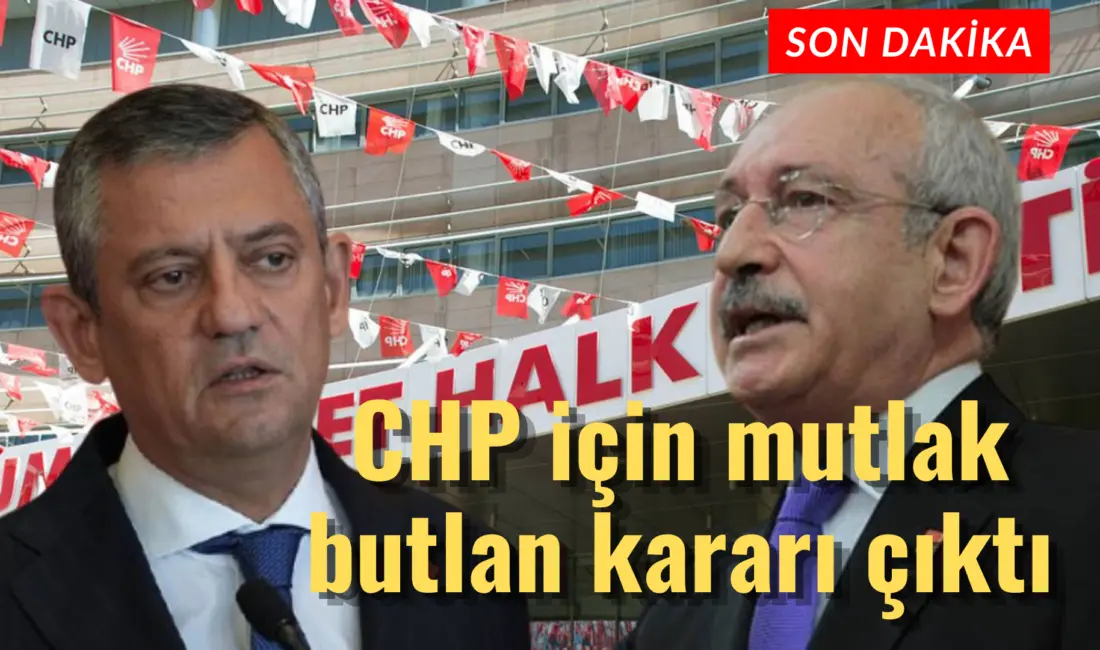 İstinaf 36. Hukuk Dairesi, CHP’nin 38. Olağan Kurultayı ile 21.