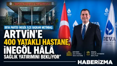 DEVA Partisi İnegöl İlçe Başkanı Onur Metinbaş, ilçenin modern ve