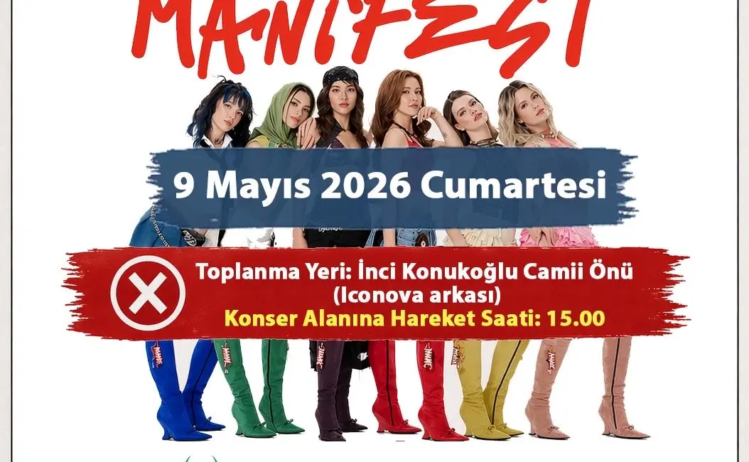 Gaziantep’te bu akşam sahne alacak Manifest grubunun konseri öncesinde, iptal