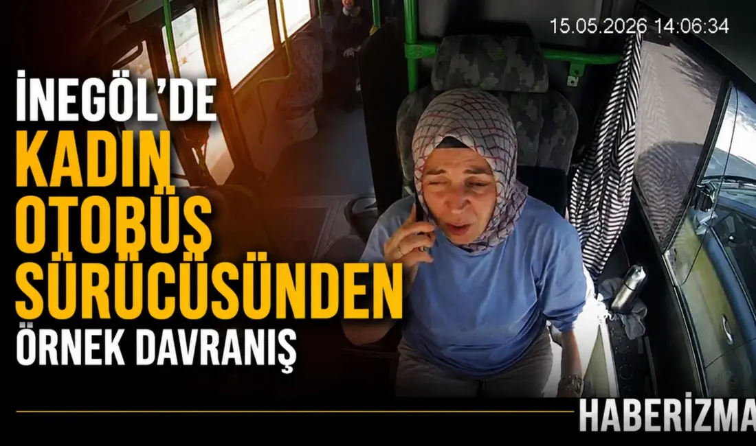 Bursa Büyükşehir Belediyesi BURULAŞ bünyesinde görev yapan otobüs sürücüsü Yasemin