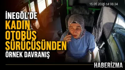 Bursa Büyükşehir Belediyesi BURULAŞ bünyesinde görev yapan otobüs sürücüsü Yasemin