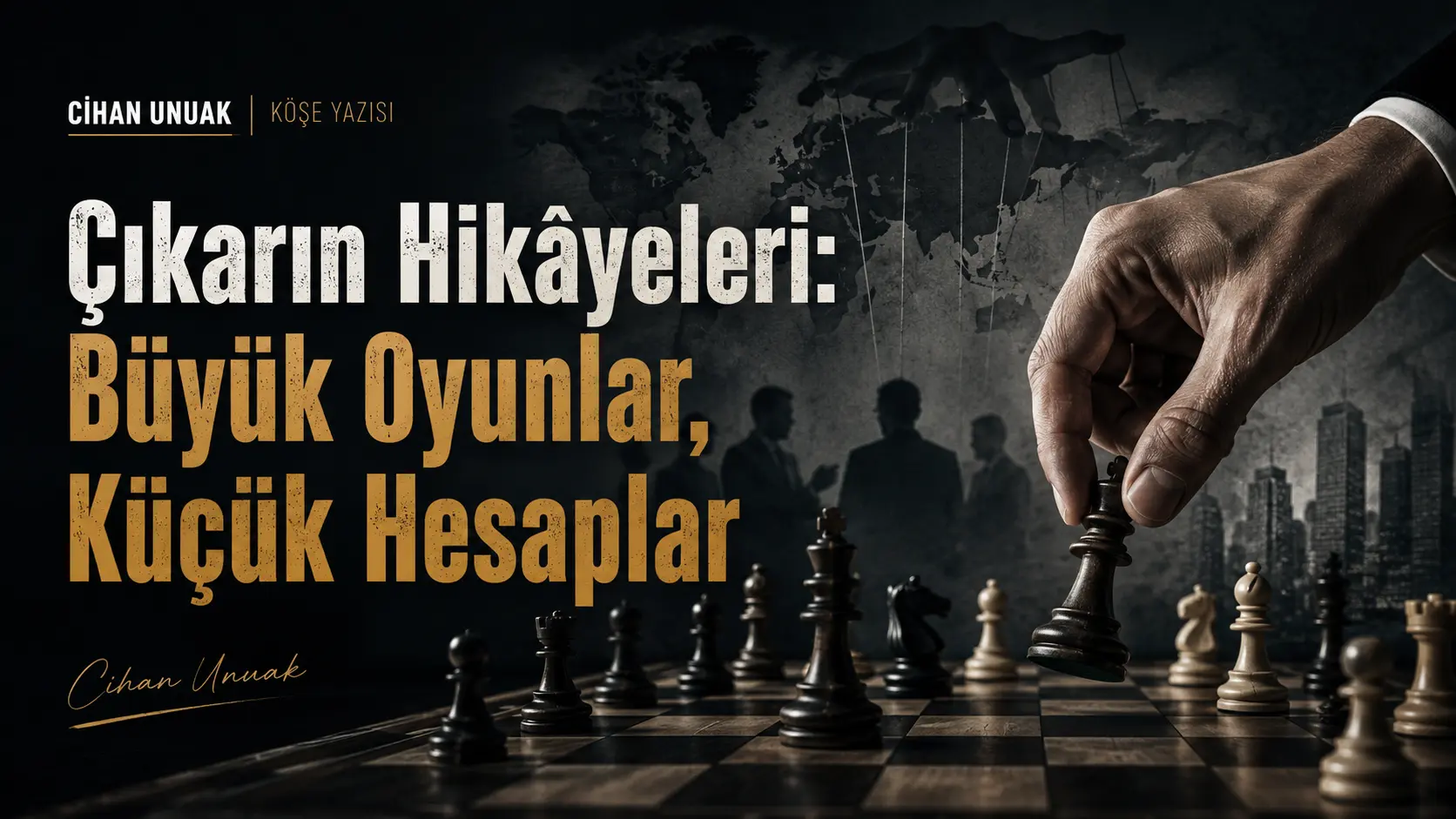 Bir belediye başkanını düşünün. Seçim meydanlarında halka “önce siz” diyor,