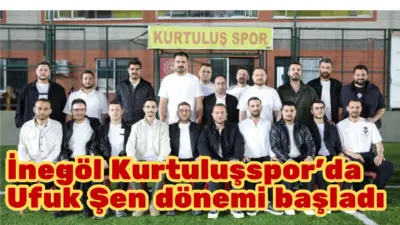Bursa amatör futbolunun önemli camialarından biri olan İnegöl Kurtuluşspor’da olağanüstü