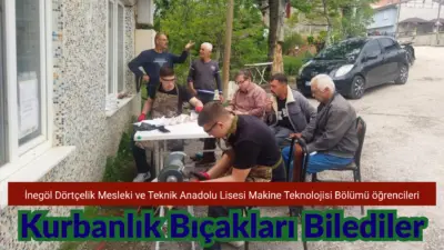 Bursa’nın İnegöl ilçesinde Dörtçelik Mesleki ve Teknik Anadolu Lisesi Makine