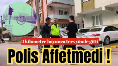 Bursa’nın İnegöl ilçesinde çevre yolunda yaklaşık 3 kilometre boyunca ters