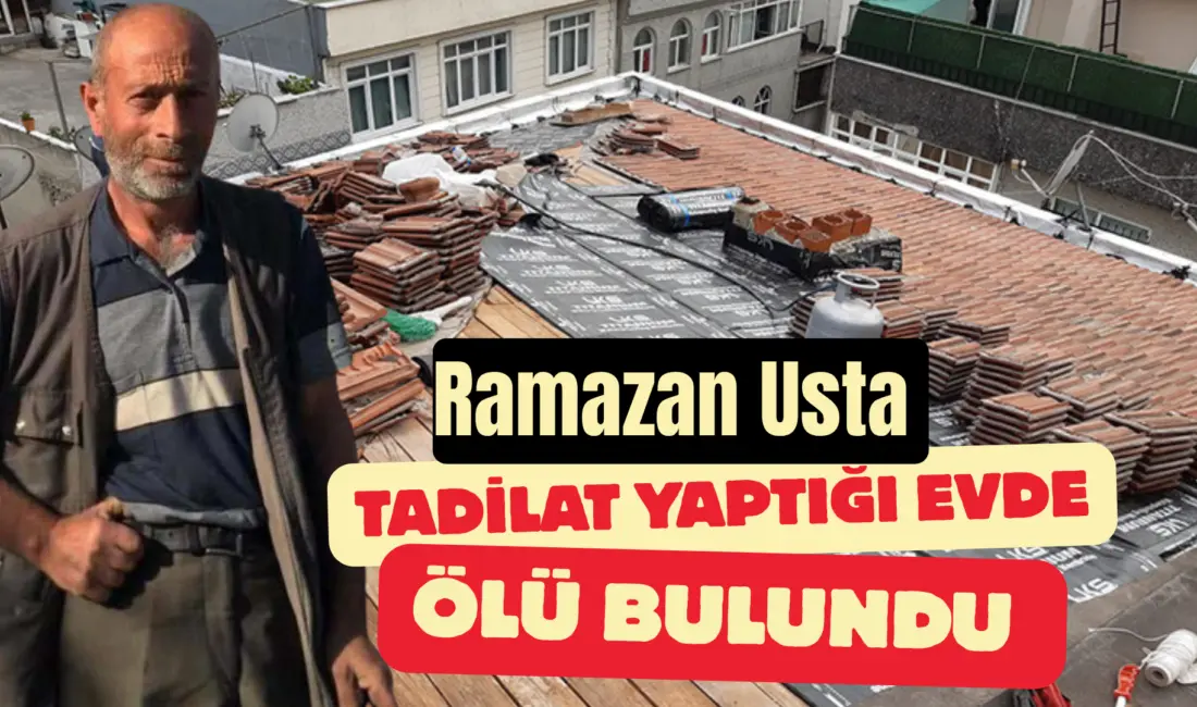 Bursa’nın İnegöl ilçesinde 53 yaşındaki usta, tadilatını yaptığı evde ölü