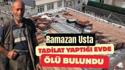 Bursa’nın İnegöl ilçesinde 53 yaşındaki usta, tadilatını yaptığı evde ölü