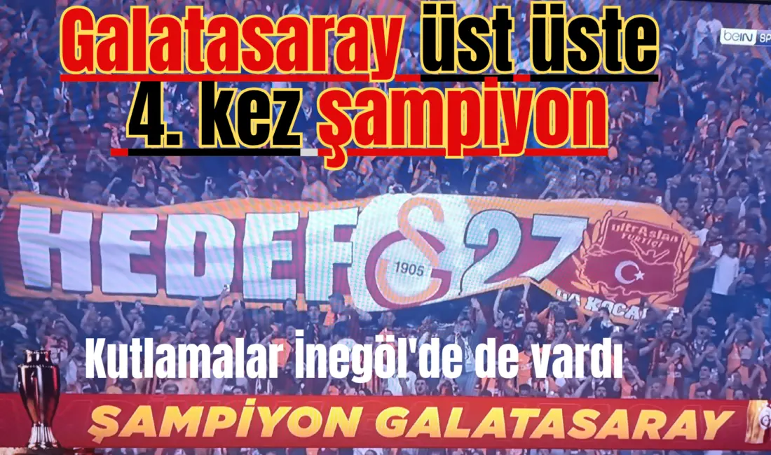 Galatasaray, Trendyol Süper Lig’in 33. haftasında Antalyaspor’u 4-2 mağlup ederek