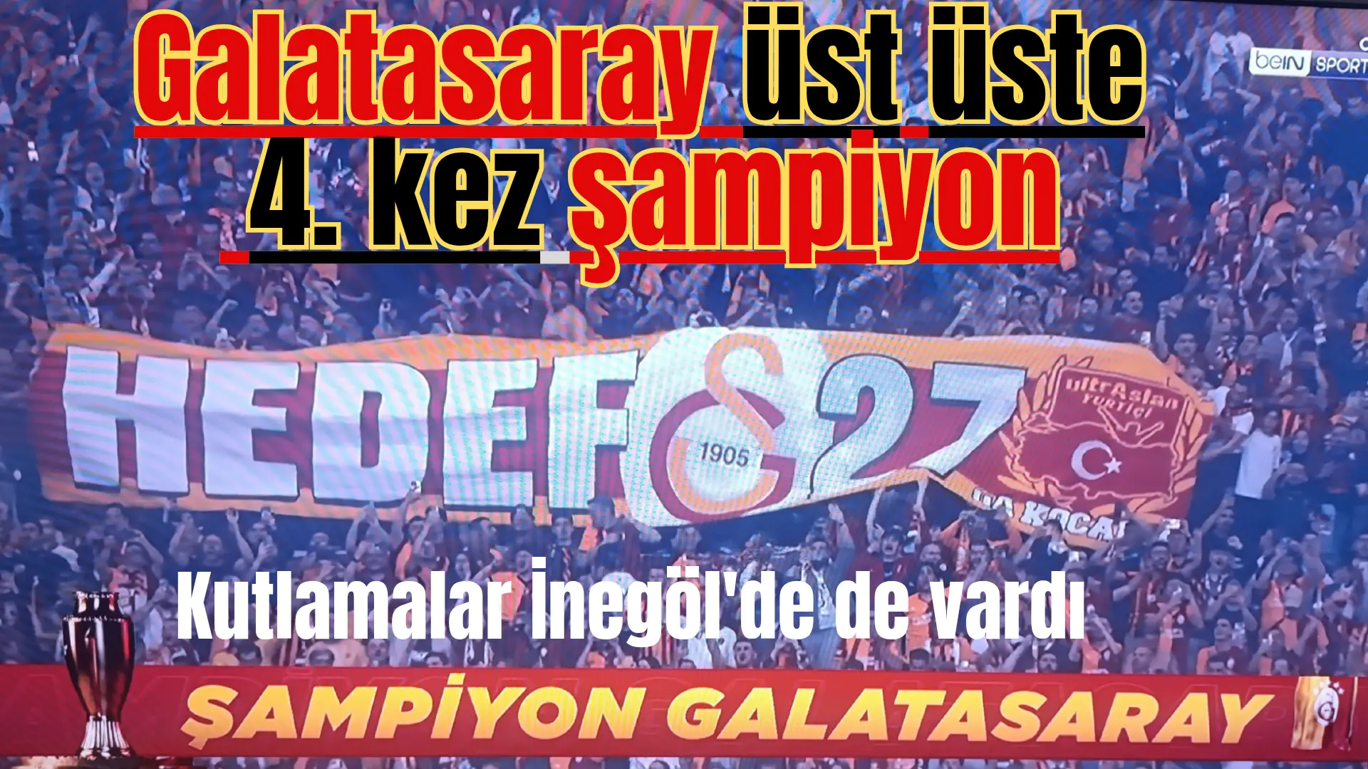 Galatasaray, Trendyol Süper Lig’in 33. haftasında Antalyaspor’u 4-2 mağlup ederek
