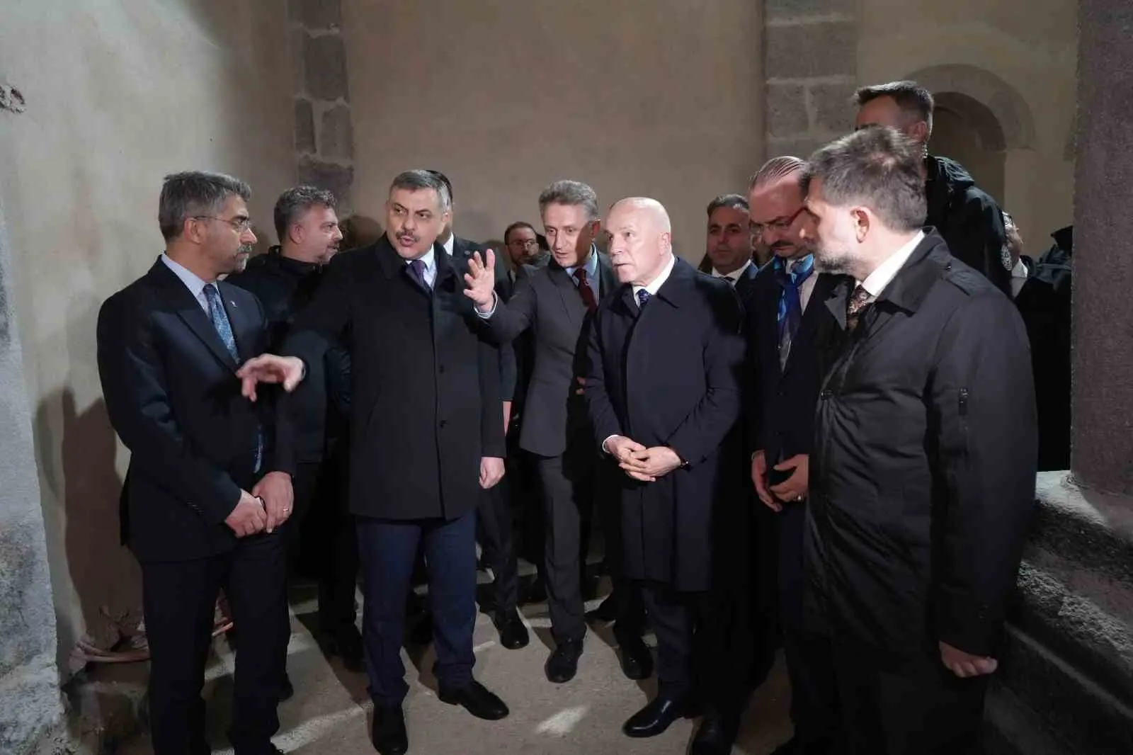 İçişleri Bakanı Mustafa Çiftçi, Erzurum’da Fetih Camii’nin restorasyonun çalışmalarını inceledi,