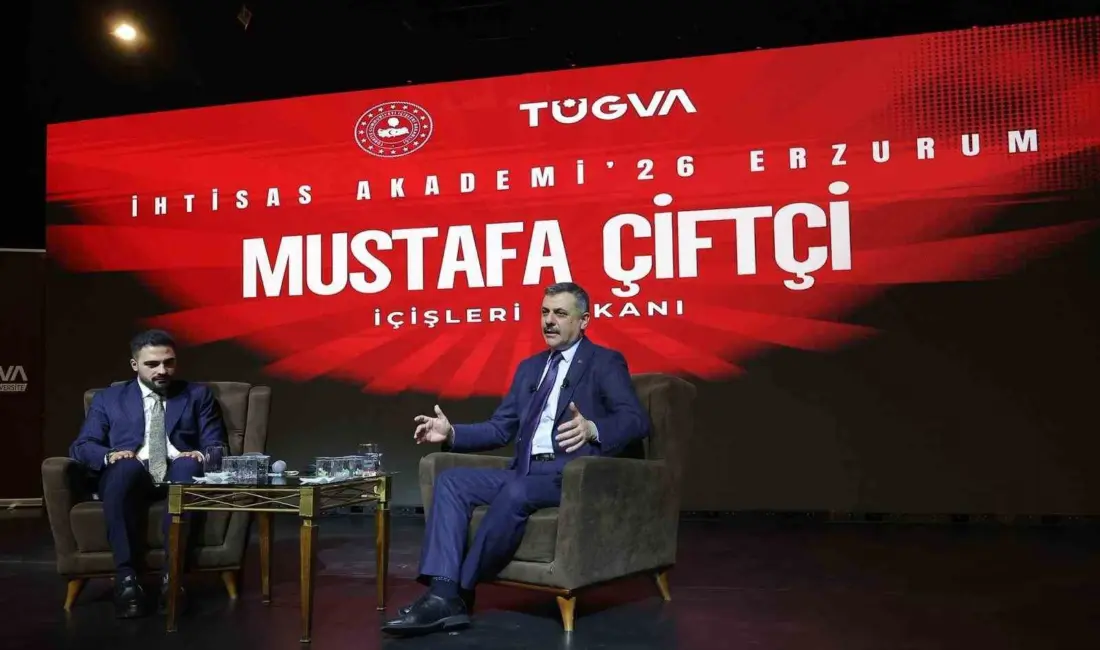 İçişleri Bakanı Mustafa Çiftçi, Erzurum ziyaret programı kapsamında Atatürk Üniversitesi