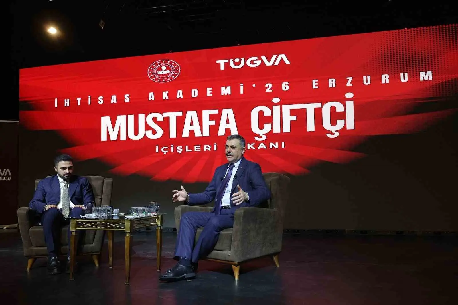 İçişleri Bakanı Mustafa Çiftçi, Erzurum ziyaret programı kapsamında Atatürk Üniversitesi