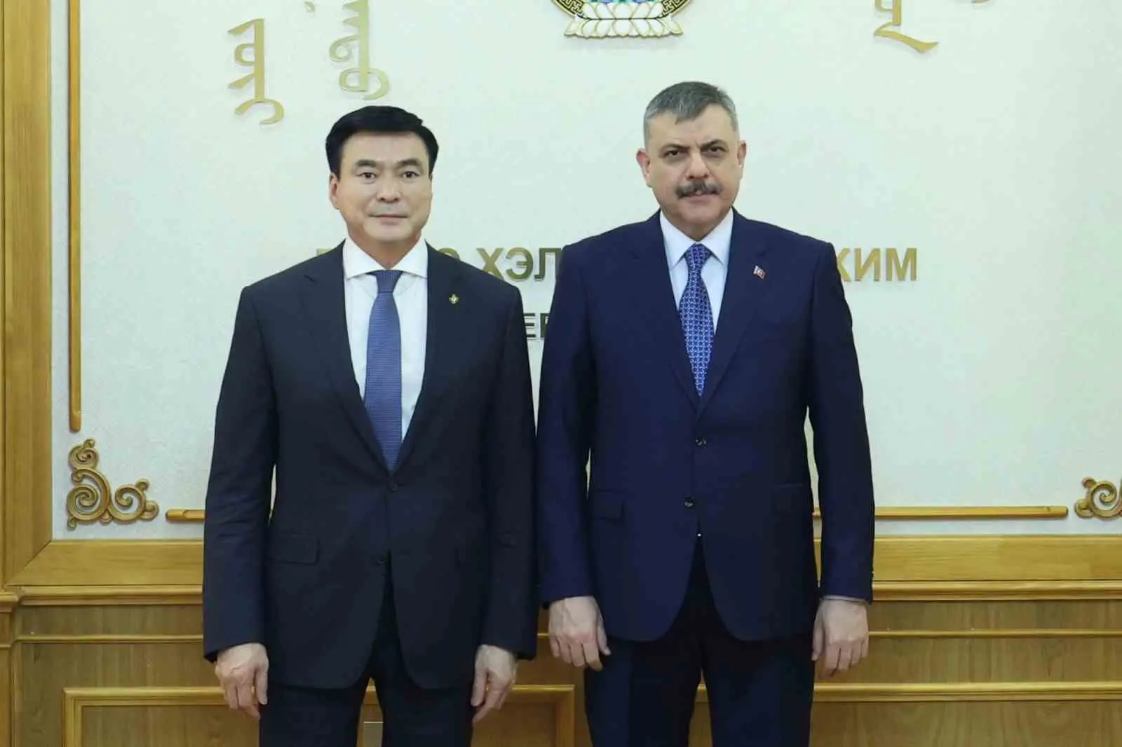 İçişleri Bakanı Mustafa Çiftçi, Moğolistan İçişleri ve Adalet Bakanı Sainbuyan