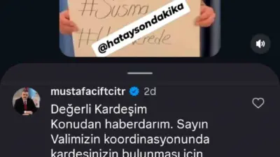 İçişleri Bakanı Mustafa Çiftçi, 19 Şubat tarihinden beri kayıp olan