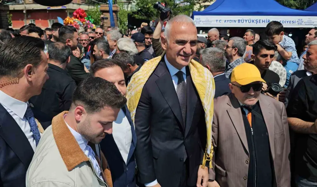 Kültür ve Turizm Bakanı Mehmet Nuri Ersoy, Aydın’ın Nazilli ilçesinde