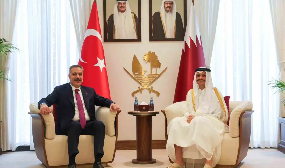 Dışişleri Bakanı Hakan Fidan, Doha temasları kapsamında Katar Başbakanı ve