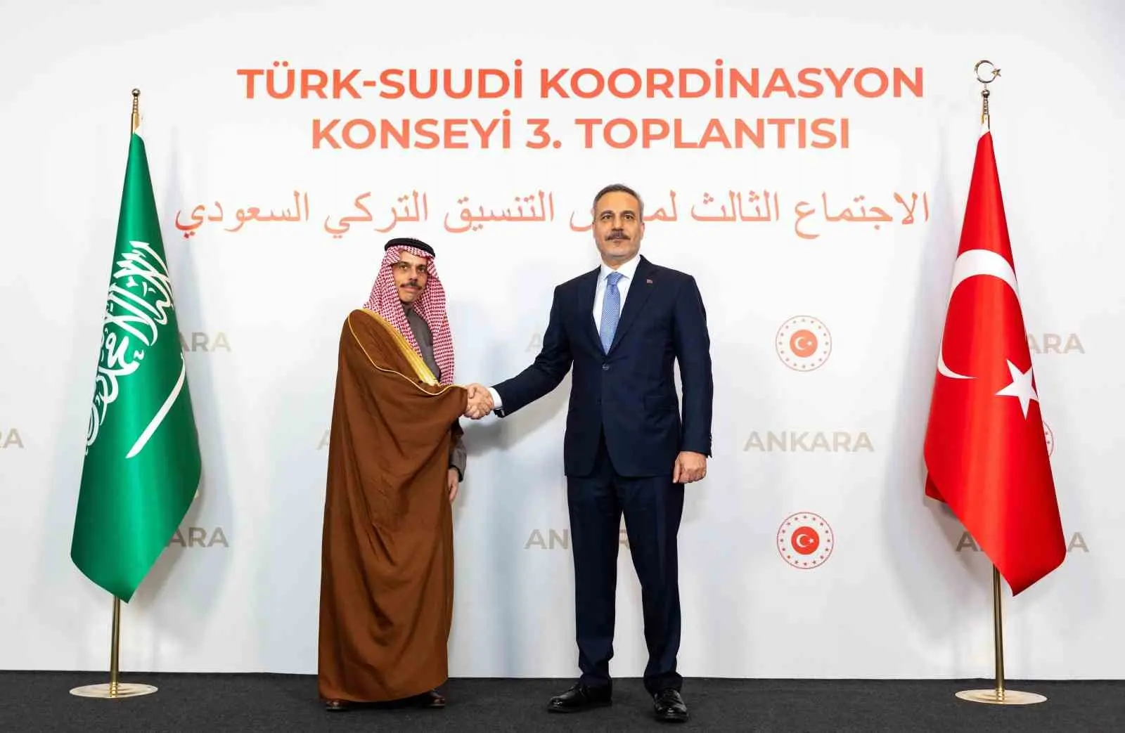Dışişleri Bakanı Hakan Fidan, Suudi Arabistan Dışişleri Bakanı Prens Faysal
