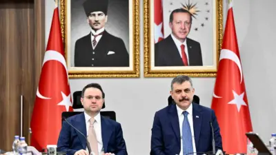 Adalet Bakanı Akın Gürlek, İçişleri Bakanı Mustafa Çiftçi ile bir