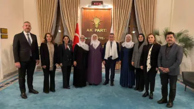 “Barış Anneleri” ve DEM Partili milletvekillerinden oluşan heyet, TBMM AK