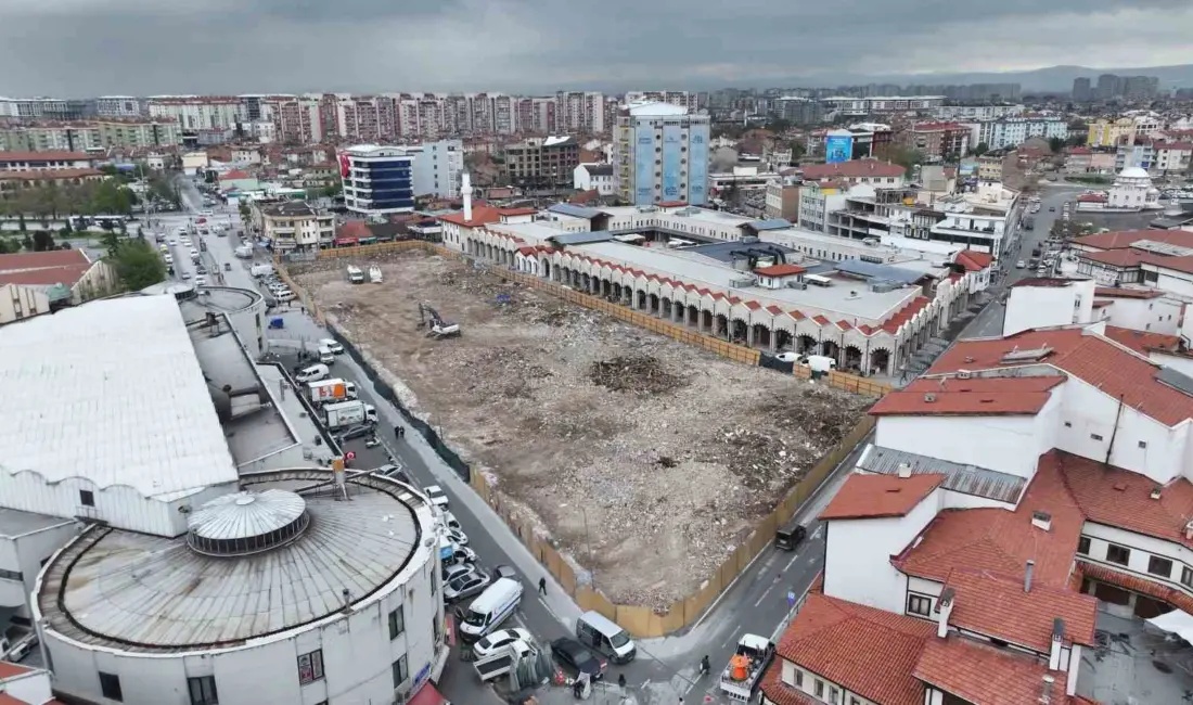 Konya Büyükşehir Belediyesi tarafından yürütülen kentsel dönüşüm çalışmaları kapsamında şehir
