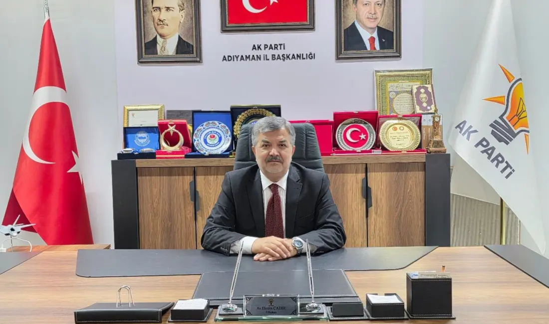 AK Parti Adıyaman İl Başkanı Ekrem Çadır, Kurban Bayramı dolayısıyla