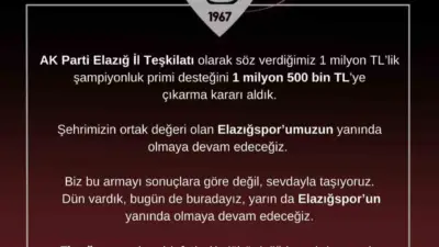 Elazığspor’un şehrin ortak değeri olduğunu vurgulayan AK Parti İl Başkanı