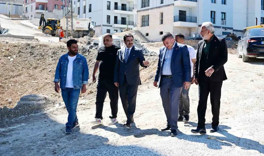Battalgazi Belediye Başkanı Bayram Taşkın, Taştepe Rezerv Alanı’nda yürütülen çalışmaları