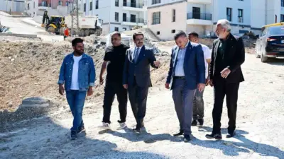 Battalgazi Belediye Başkanı Bayram Taşkın, Taştepe Rezerv Alanı’nda yürütülen çalışmaları