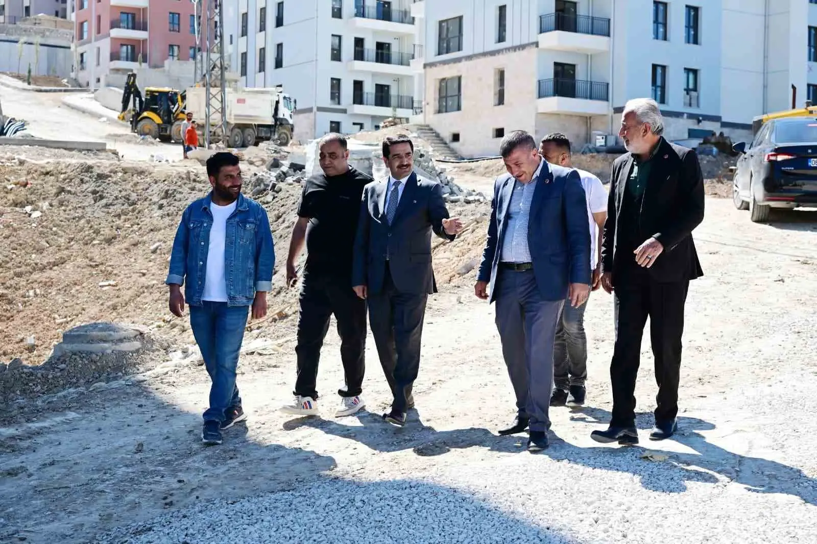 Battalgazi Belediye Başkanı Bayram Taşkın, Taştepe Rezerv Alanı’nda yürütülen çalışmaları